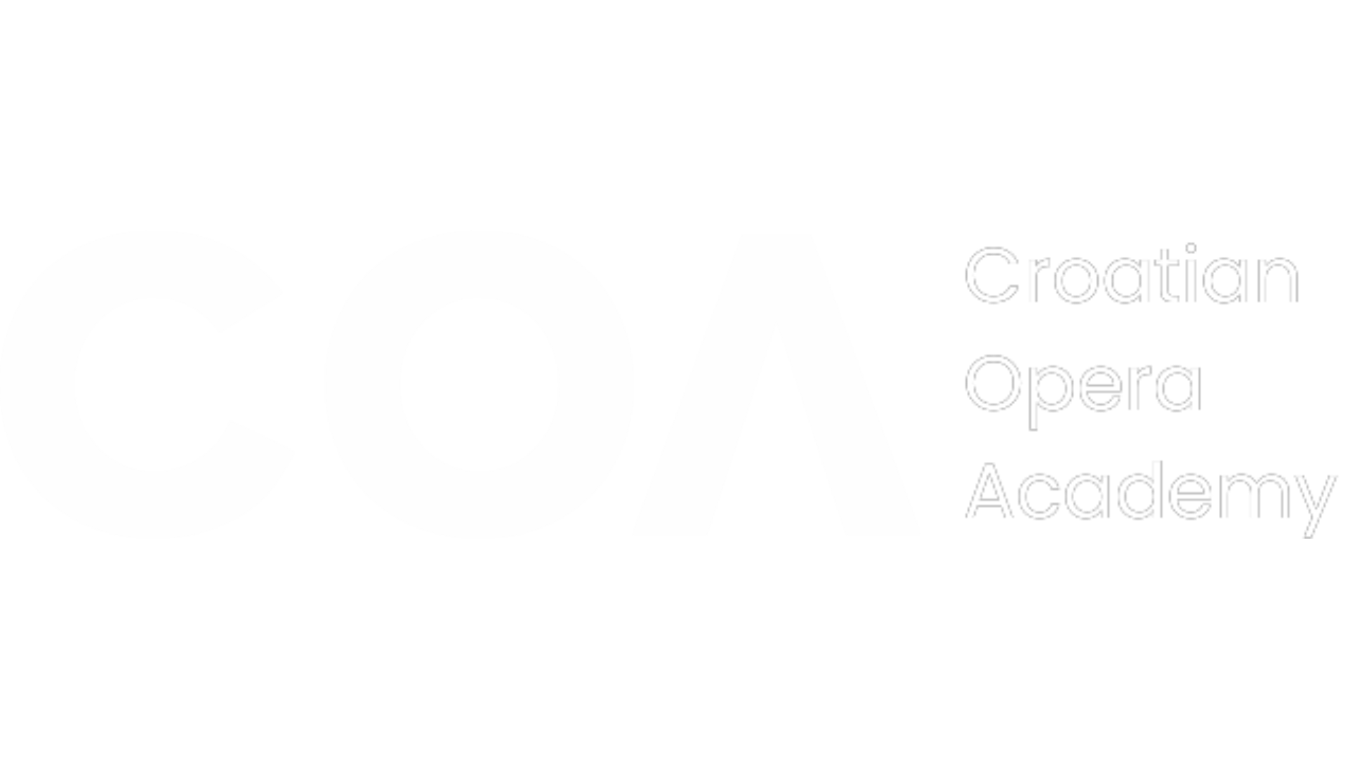 Croatian opera academy logo