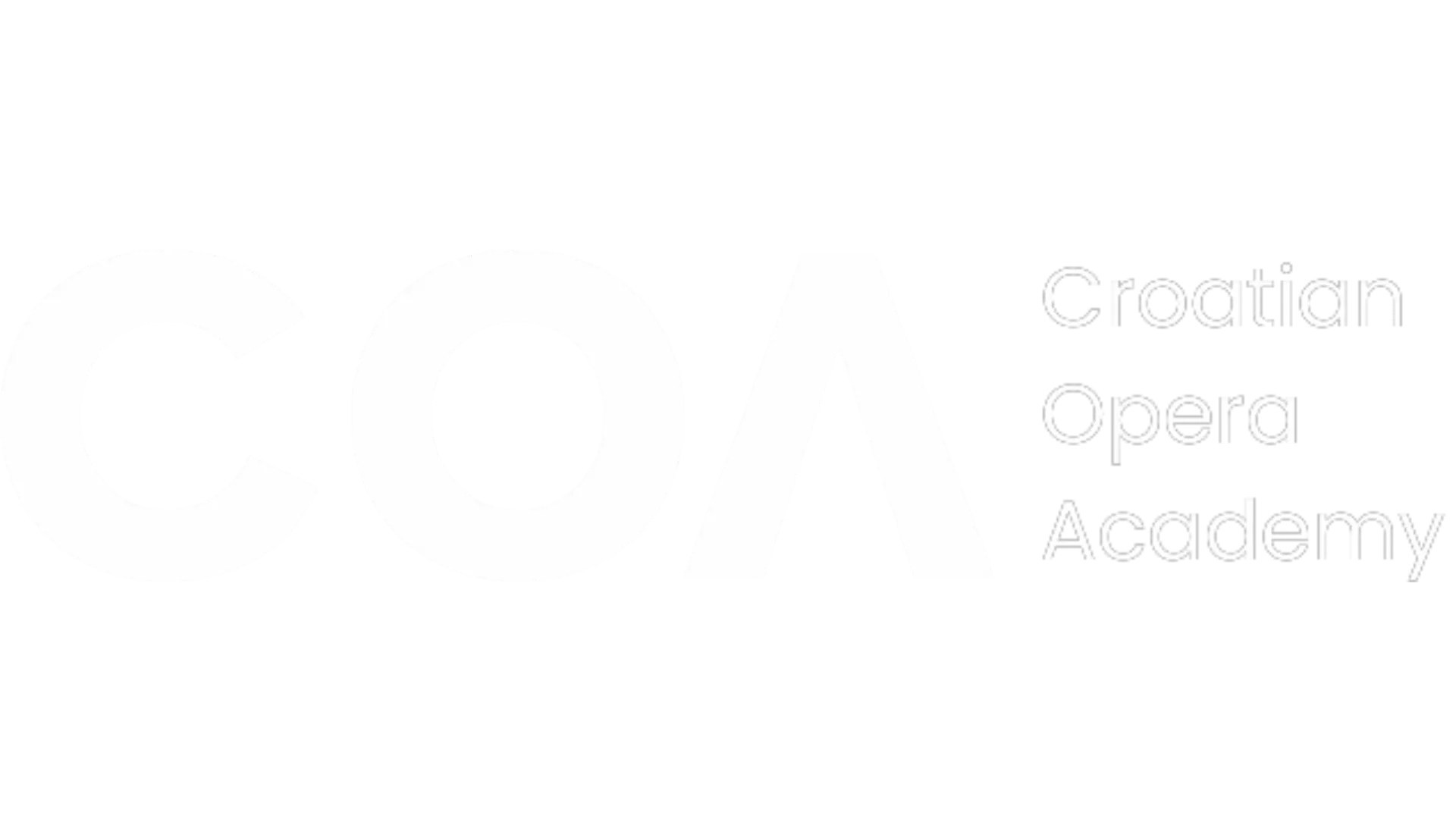 Croatian opera academy logo